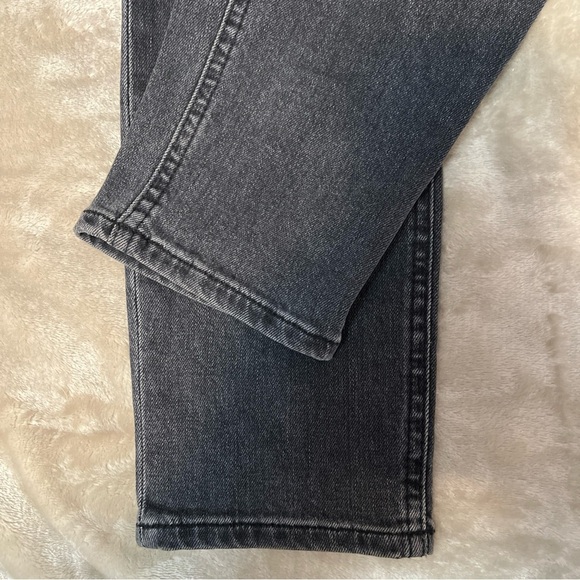 Reformation Jeans Size 28 Gibson Wash Charcoal Gray High Rise Stretch - Picture 4 of 11